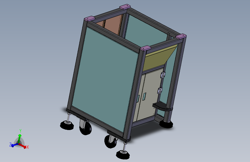 物料架3D模型