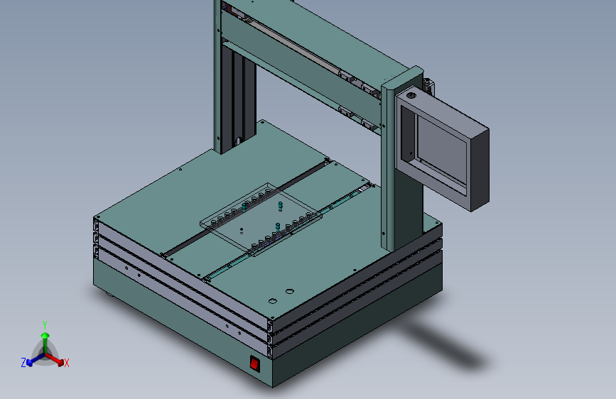 铣刀式分割机3D模型