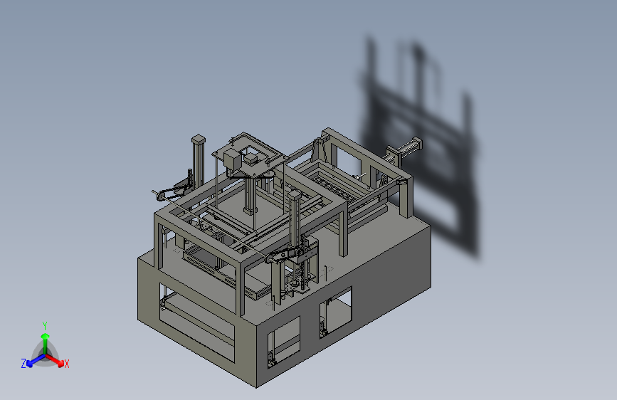 吸塑机结构3D模型