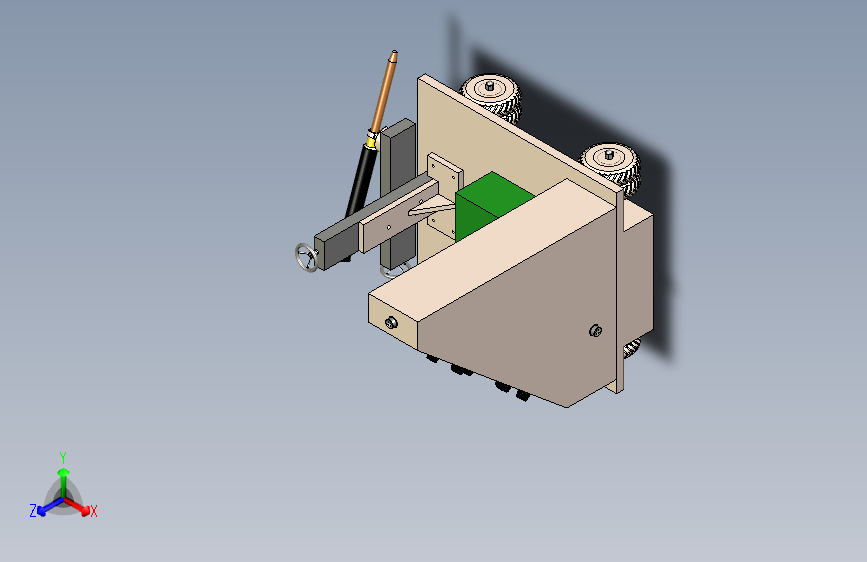 自动焊接小车3D模型