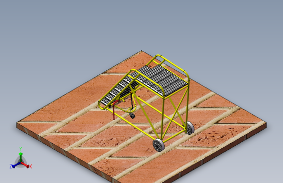 solidworks ladder维修移动梯子
