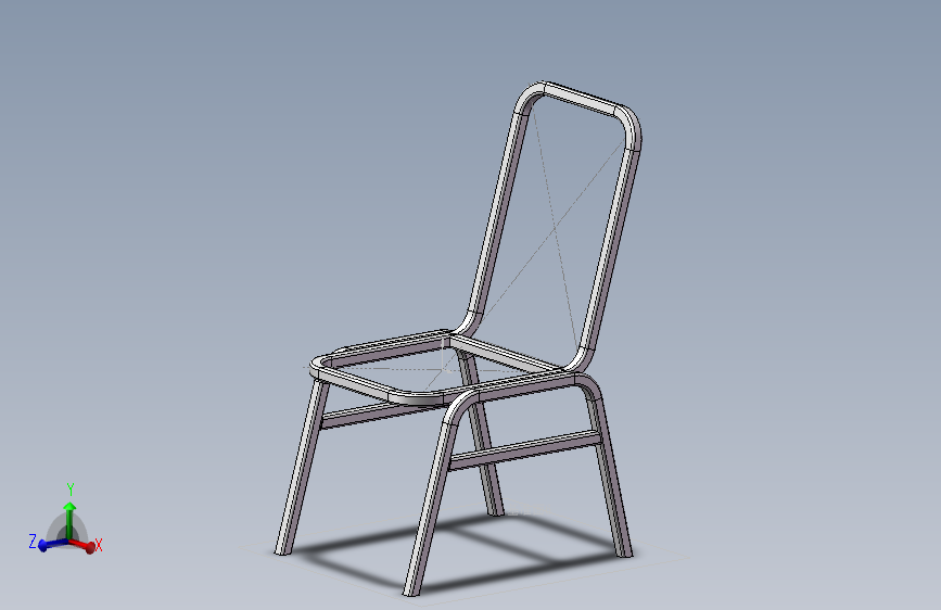 简单的座椅焊接骨架