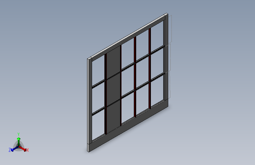 solidworks 木制风雨窗