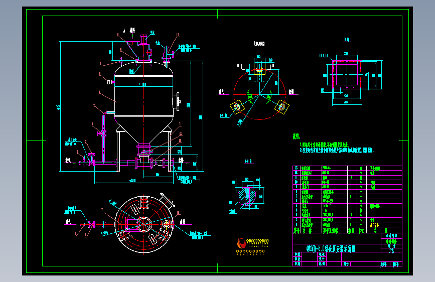 QPB(II)-5.0型仓泵安装示意图