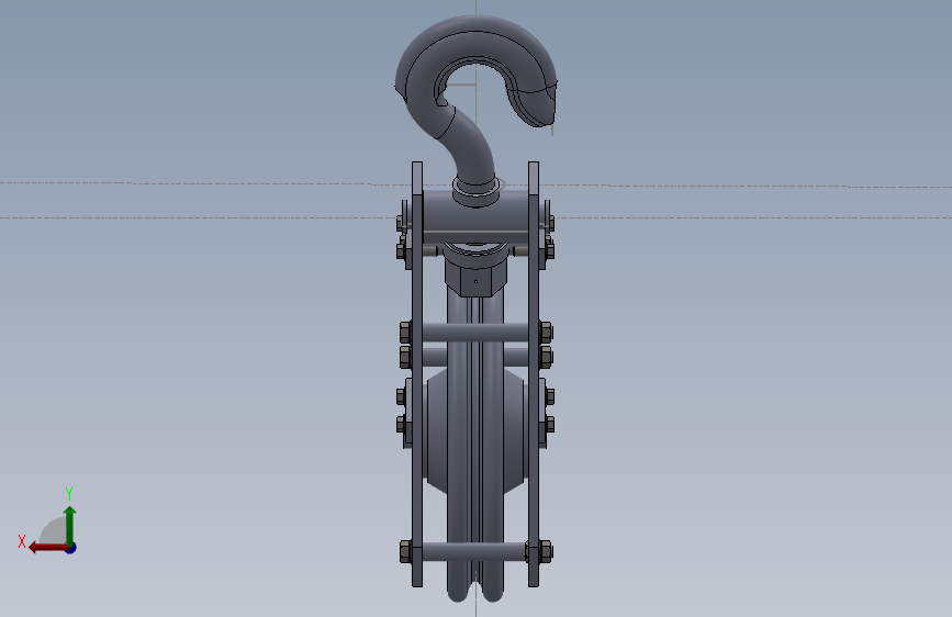 起重机钩组装滑轮sw2010 Solidworks 2010 模型图纸下载 懒石网