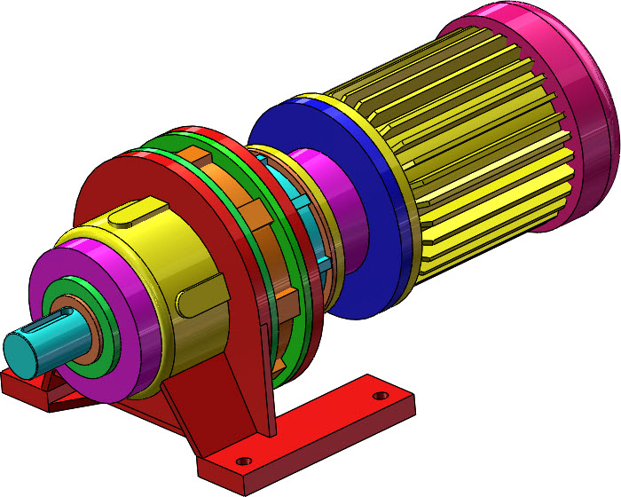 BWED33-90-2.2KW-4极摆线针轮电机