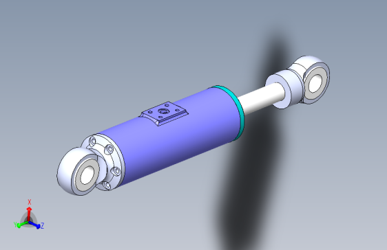 solidworks 液压缸阻尼器设计