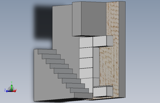 solidworks 楼梯柜