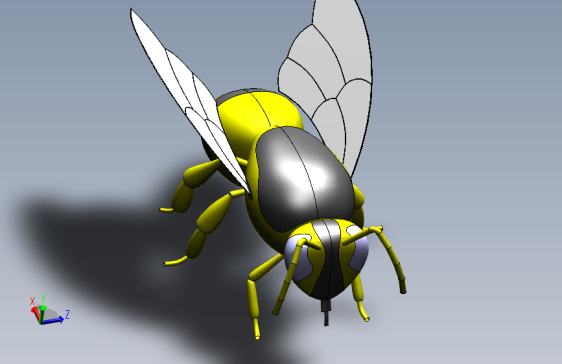 蜜蜂3d模型