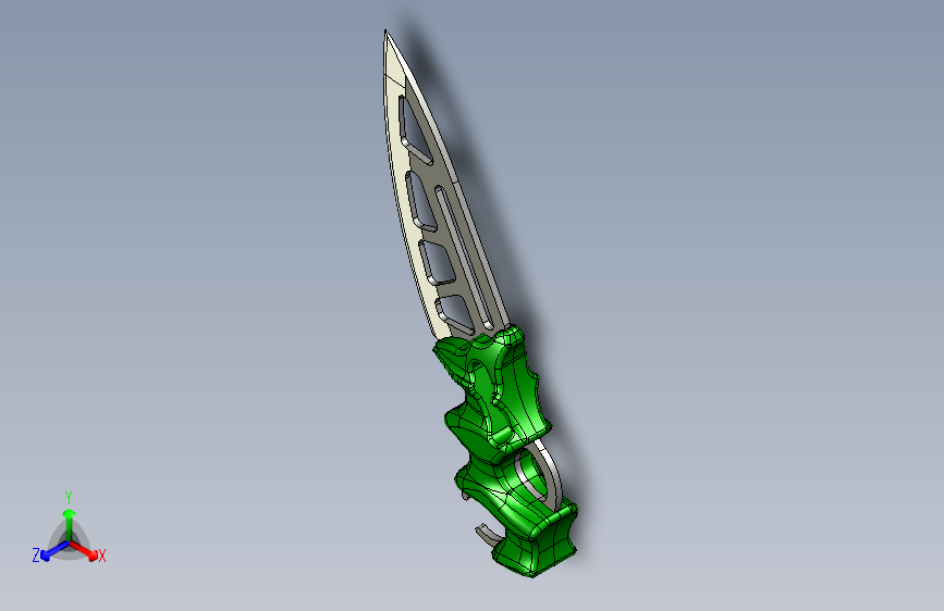 小刀3D模型