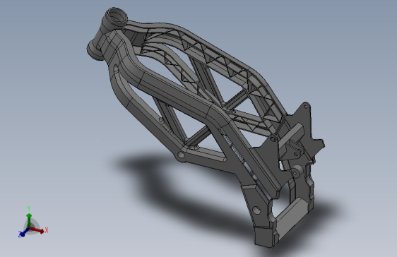 sv650 SolidWorks 金属框架