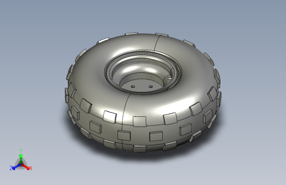 catia 汽车轮胎3d模型