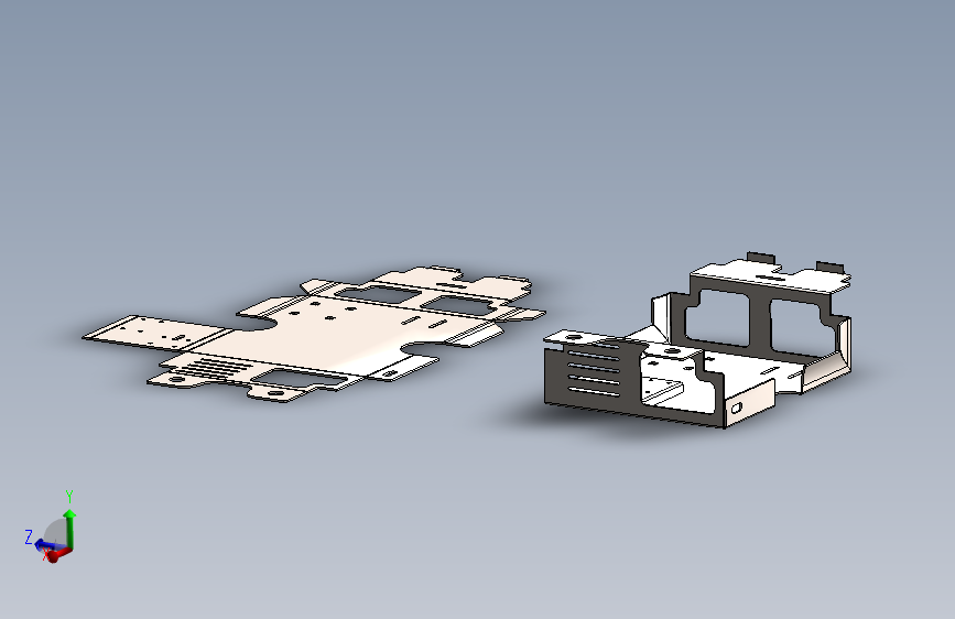 solidworks 金属板组件框架