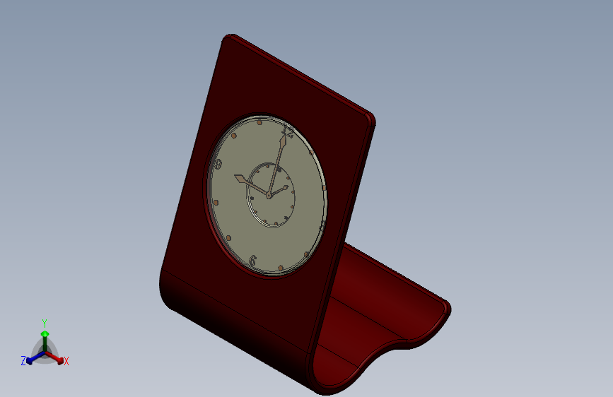 solidworks 桌面时钟设计