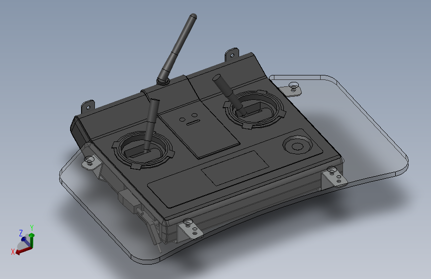 solidworks futaba-fx-20手持发射机