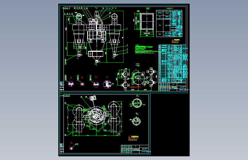 XDX36选粉机两总图