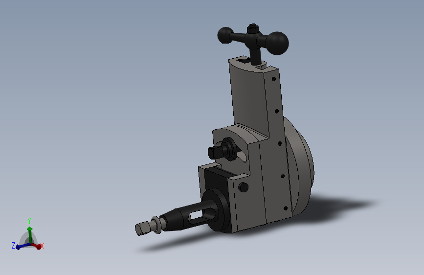 solidworks 牛头刨床刀架