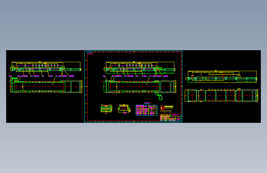 B1000桥式皮带机简图