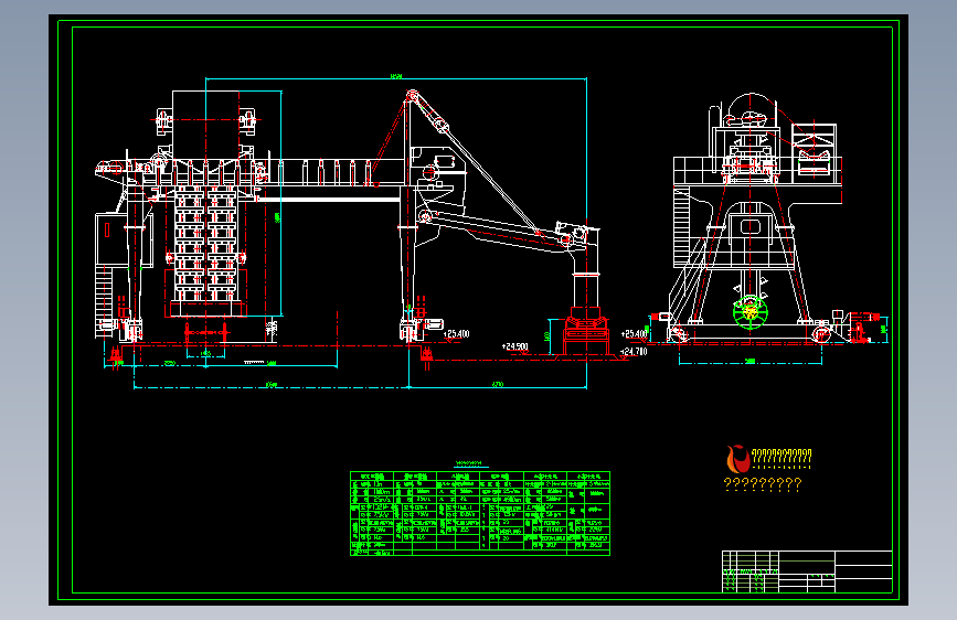 链斗卸车机详图