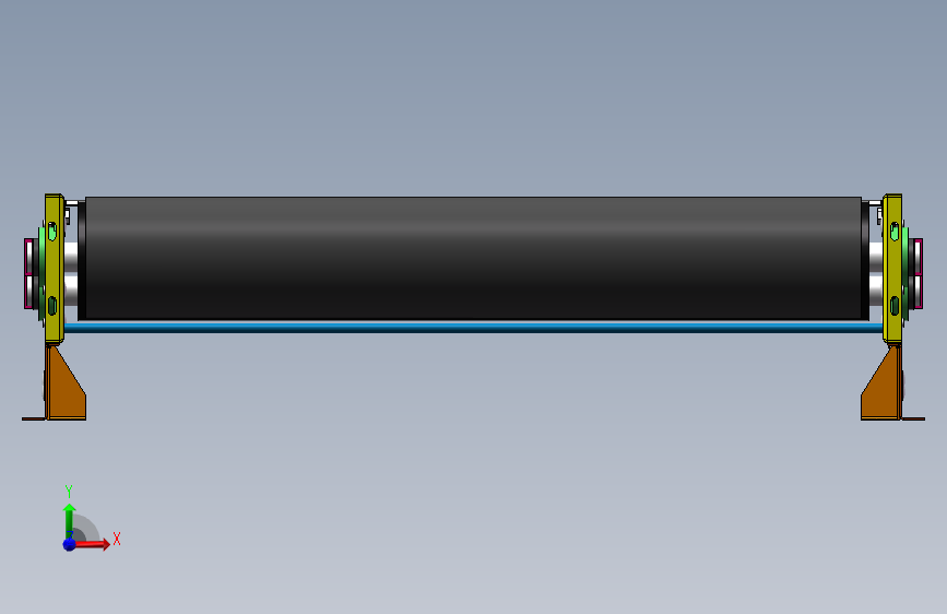 solidworks 皮带线一部分 正面视图