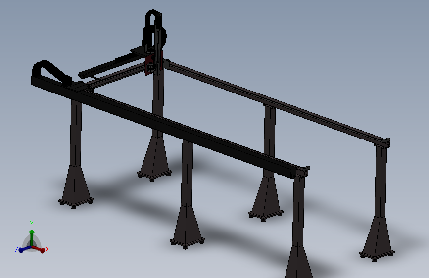 导轨桁架机器人模型