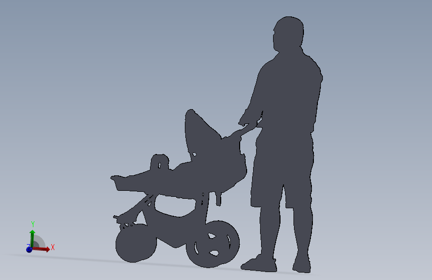 solidworks 人体轮廓模型