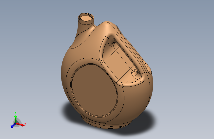 solidworks 塑料油瓶造型设计