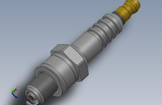 solidworks tu17vrm铱金火花塞