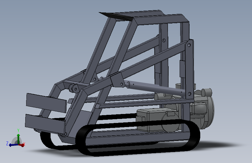 solidworks 挖掘机3D模型