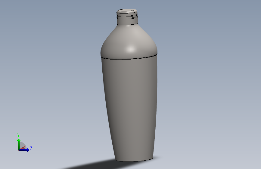 SOLIDWORKS 喝水瓶子造型设计