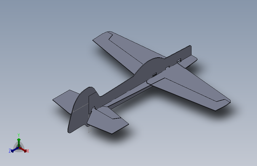 solidworks yak 55飞机模型