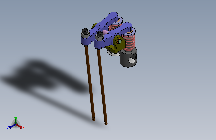 solidworks 气缸提升阀