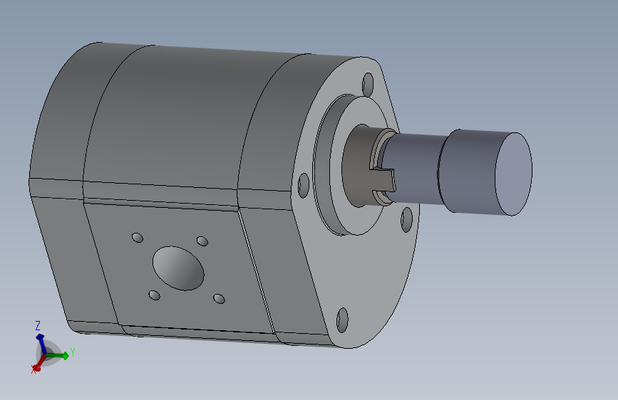 solidworks 齿轮泵零件图cad