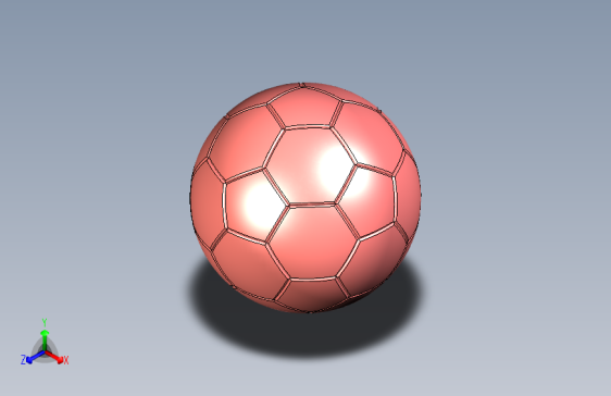 足球3D设计图