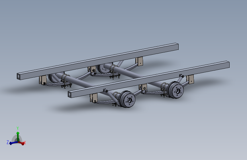 solidworks 挂车悬架