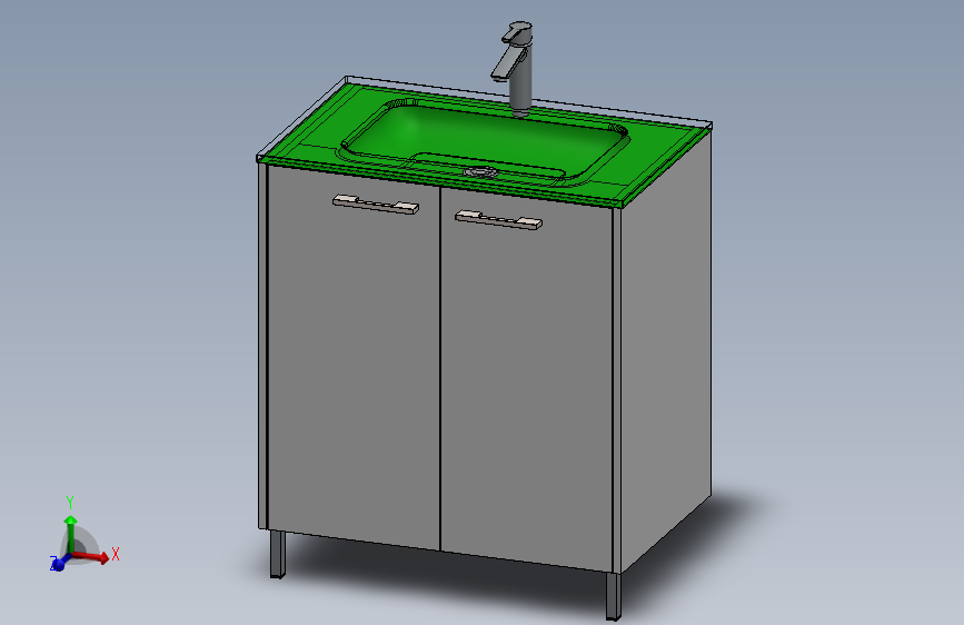 solidworks 浴室家具