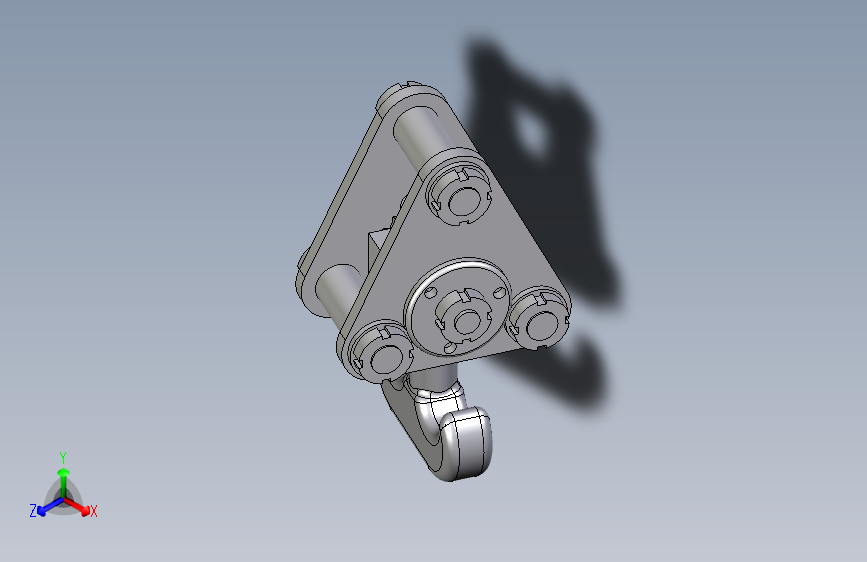 AUTOCAD 起重机吊钩3D模型