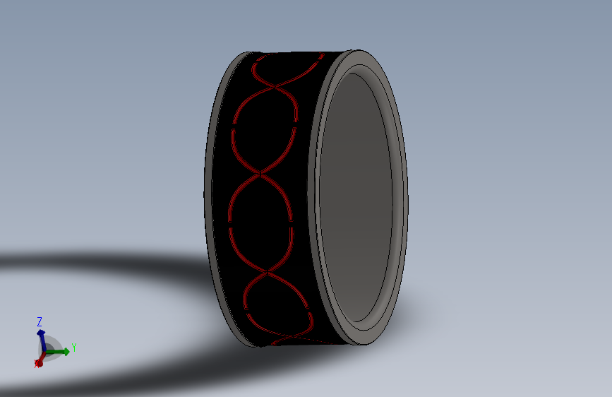 solidworks 戒子