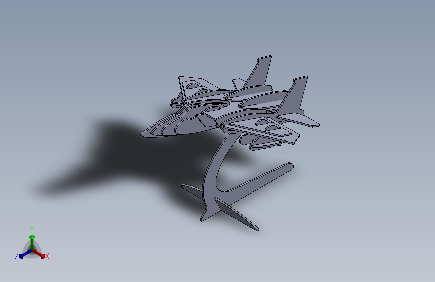 SOLIDWORKS F15桌面摆饰