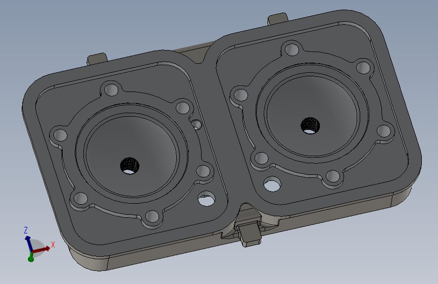 solidworks Rotax 657发动机缸盖设计