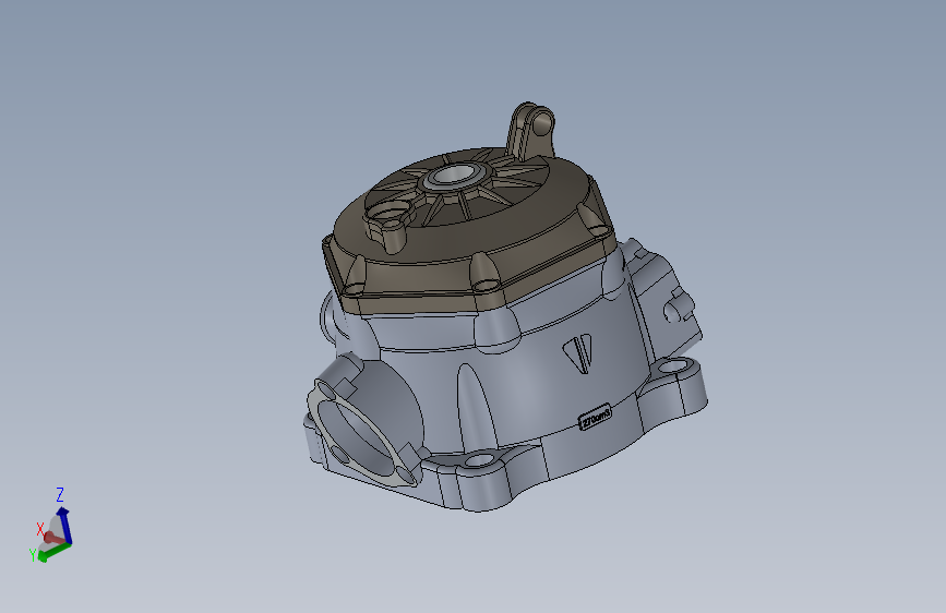 solidworks 250缸二冲程液体冷却