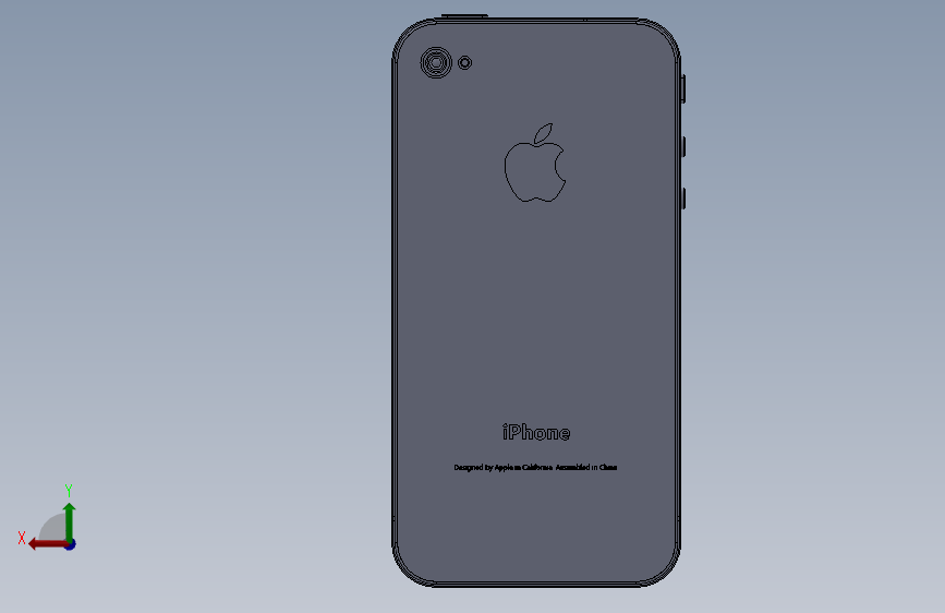 solidworks iphone4模型