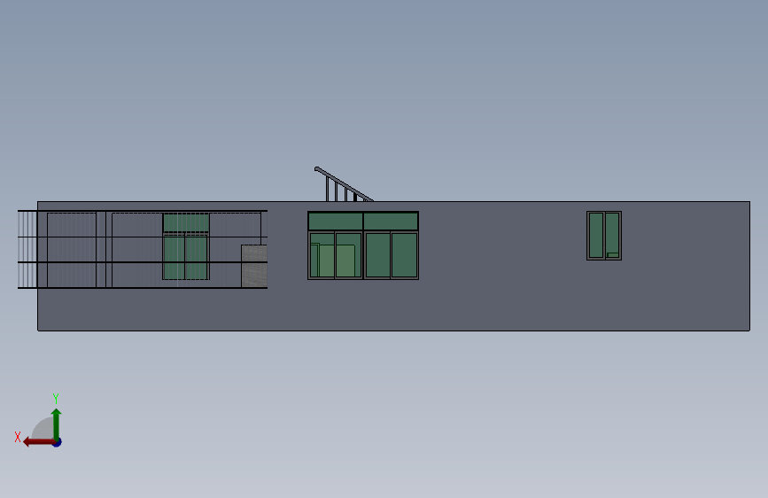 我家的3D模型 背面视图
