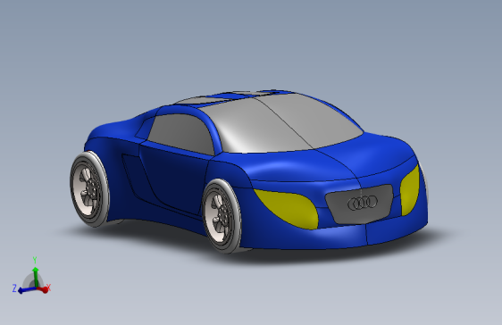 solidworks 奥迪ahmet yayli跑车