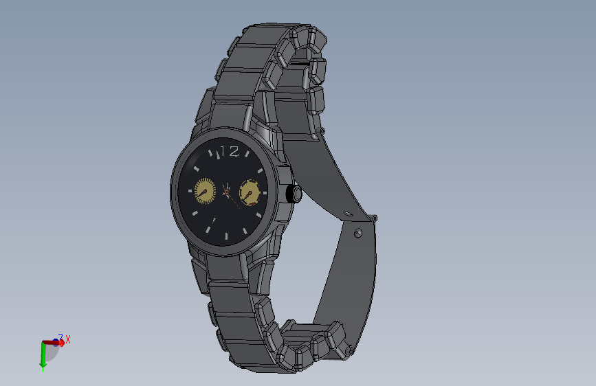solidworks 卡西欧手表