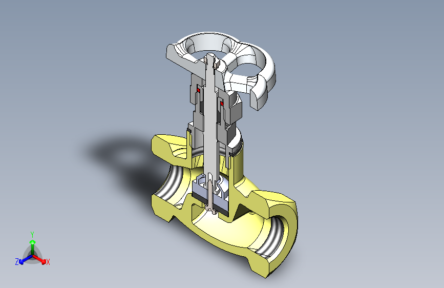 SOLIDWORKS 水阀3D模型