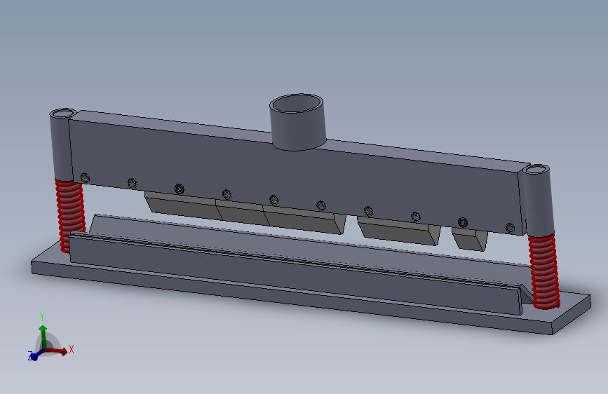 SOLIDWORKS 折弯机框