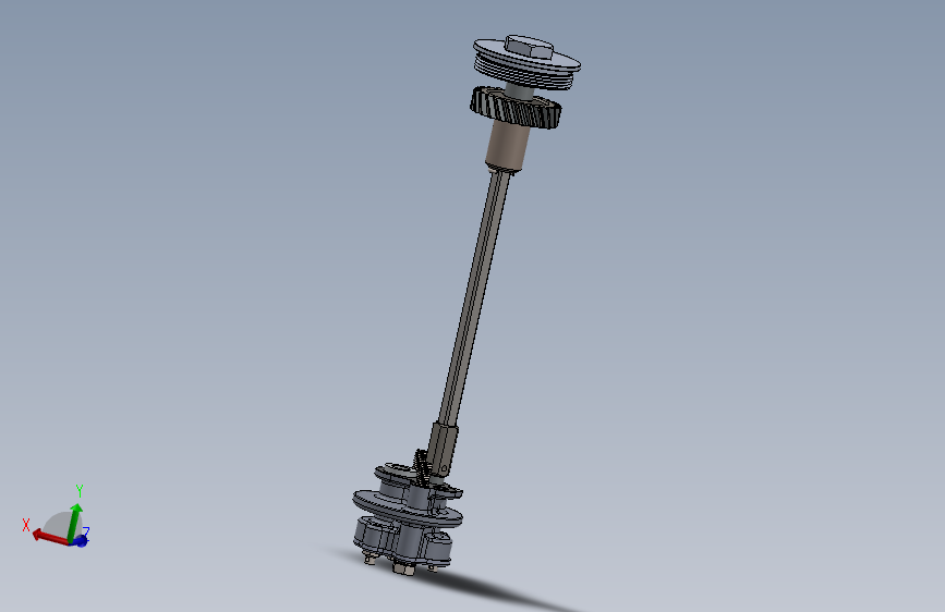 solidworks 摩托车发动机机油泵总成