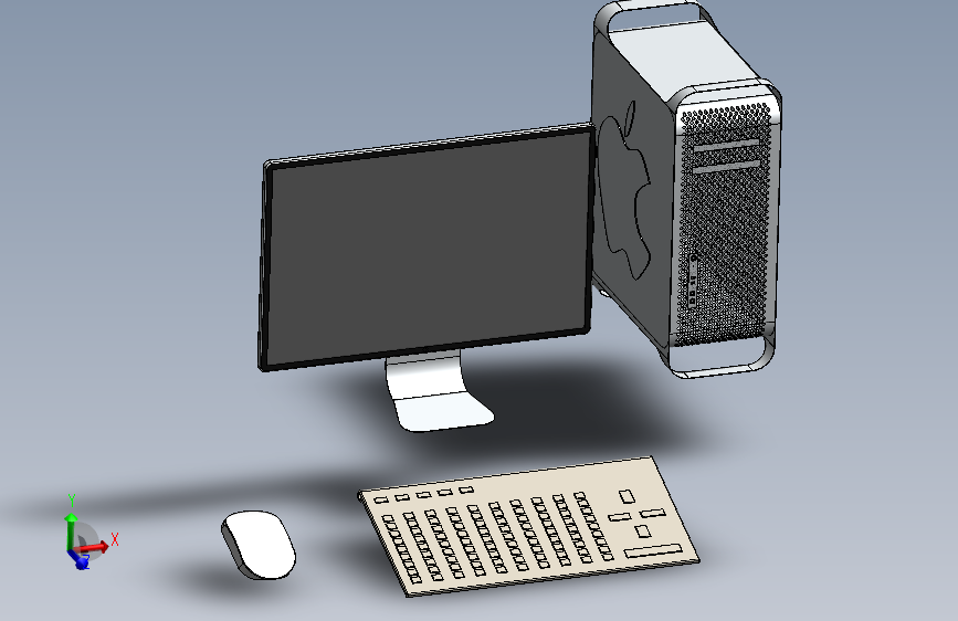 solidworks mac-pro机箱