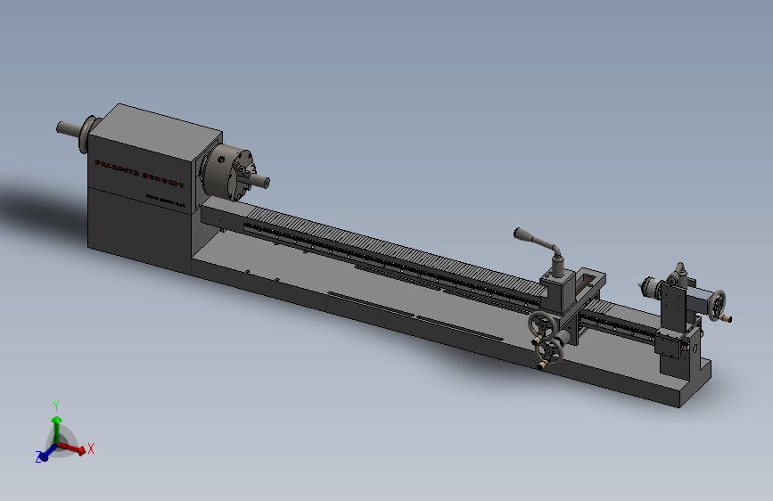 solidworks 最小车床系统设计